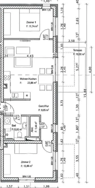 Ihr privates Gartenparadies! Lichtdurchflutete 2,5-Zimmer-Wohnung mit Top-Energieklasse — photo 1